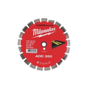 Діамантовий диск SPEEDCROSS ADD 350 для асфальту MILWAUKEE