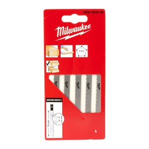 Полотна для лобзика (75 мм, крок 2.5 мм, 5 шт.) Milwaukee USh (5 шт)
