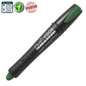 Сухий промисловий маркер PICA VISOR permanent Longlife Industrial Marker 990/36 зелений