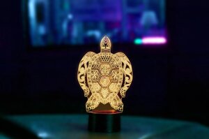 Змінна пластина для 3D світильників "Черепаха" 3DTOYSLAMP