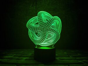 Змінна пластина для 3D нічника "Зірка" 3DTOYSLAMP