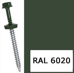 Самонарізи покрівельні по металу ETANCO (GUNNEBO) 4.8х19 RAL 6020 упк 250 шт