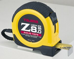 Рулетка будівельна посилена TAJIMA Z-Lock, Z5L80MY - 8м25мм