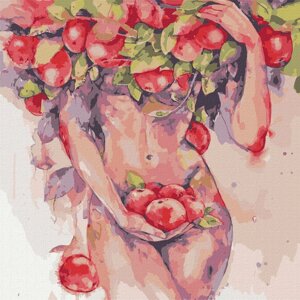 Зображення на цифрах "Apple Temptation" Lesya_nedzelska_art ідеальний KHO4989 40x40 см