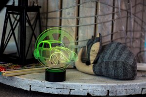 Змінна пластина для 3D світильників "Автомобіль 27" 3DTOYSLAMP