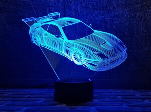 Змінна пластина для 3D світильників "Автомобіль 24" 3DTOYSLAMP