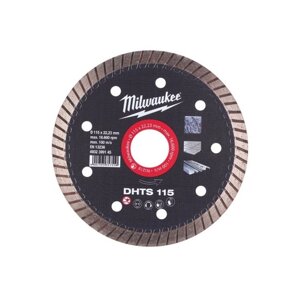 Алмазний диск DHTS 125 для керамограніт, плитка, метал MILWAUKEE