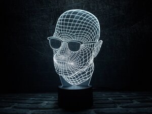 Змінна пластина для 3D світильників "Невидимка" 3DTOYSLAMP