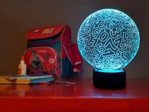 Змінна пластина для 3D світильників "Цифри" 3DTOYSLAMP