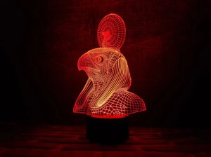 Змінна пластина для 3D світильників "Ра" 3DTOYSLAMP