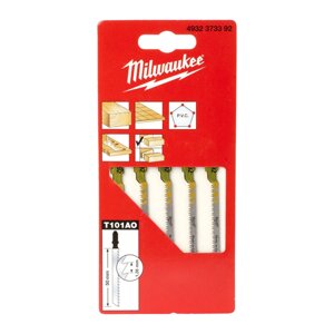 Полотна для лобзика T101AO 50мм (5 шт) MILWAUKEE