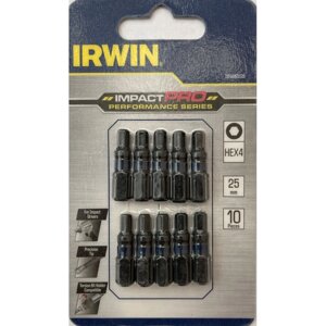 Біта IMPACT PRO 1/4 "/ 25мм PZ2 10шт, IRWIN