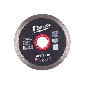 Алмазний диск DHTi 125 для керамічної плитки MILWAUKEE