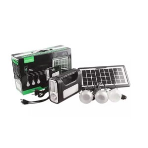 Портативна сонячна станція BL-80172, Power Bank, Li-Ion акумулятор, сонячна батарея, ЗУ 220V