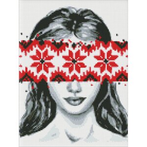 Алмазна мозаїка "Оберіг" alina. slobodian. art Ідейка AMC7667 без підрамника 30х40 см