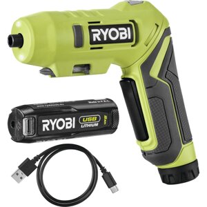 Викрутка акумуляторна RYOBI USB Lithium RSDP4-120G 4В (1х2Ач) 5Нм, 200об/хв