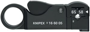 Інструмент для видалення ізоляції з коаксильних кабелів KNIPEX 16 60 05 SB