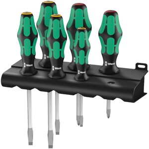 Набір викруток WERA KRAFTFORM PLUS 334 SK/6 RACK, 05007680001