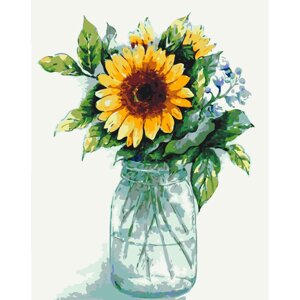 Картина за номерами "Сонячний квітка" Art Craft 13136-AC 40х50 см