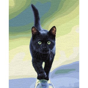 Зображення на числах. "Cat Grace" 40*50 см KHO4206