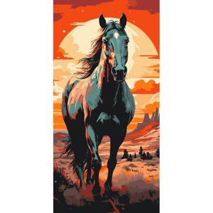 Картина за номерами "Horse art" 11541-AC 40х80 см