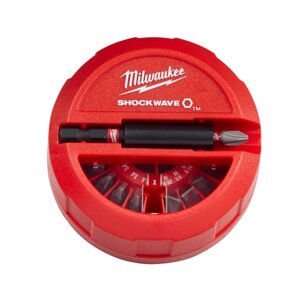 Набір біт Milwaukee SHOCKWAVE (15 предм. )