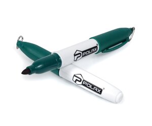 Міні-маркер Polax перманентний будівельний: колір green (49-003з)