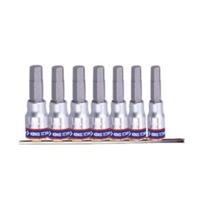 Набір шестигранних насадок (біт) 1/4", шестигранних - H3-H10 (3-10 мм