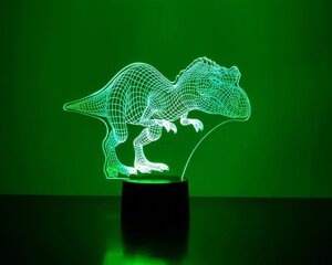 Змінна пластина для 3D світильника "Тиранозавр" 3DTOYSLAMP