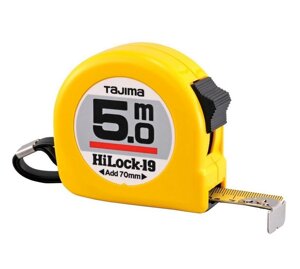 Рулетка універсальна TAJIMA HI LOCK, H9P50MY-5м19мм