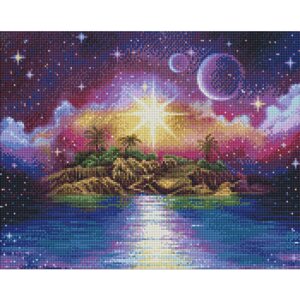 Алмазна мозаїка "Острів мрії" annasteshka Ідейка AMO7291 40х50 см