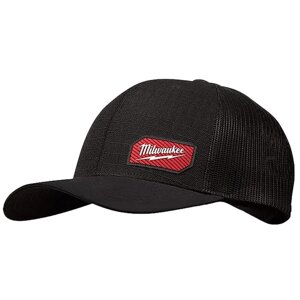 Бейсболка MILWAUKEE Snapback чорна, ONE-SIZE (4932493107)