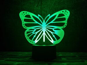 Змінна пластина для 3D каганця "Метелик 2" 3DTOYSLAMP