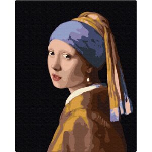 Картина за номерами "Дівчина з перлиною сережкою" BS223, 40х50см