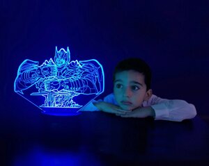 Змінна пластина для 3D світильників "Трансформер 3" 3DTOYSLAMP