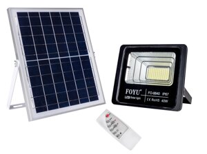 Вуличний прожектор на сонячній батареї FOYU 40 Вт (FO-8840)