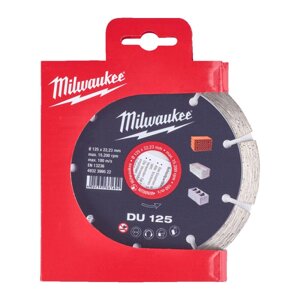 Диск алмазний MILWAUKEE DU 125, Ø125мм (цегла, бетон)