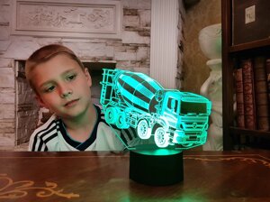 Змінна пластина для 3D світильників "Автомобіль 36" 3DTOYSLAMP