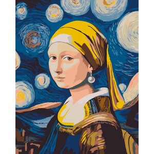 Картина за номерами "Мона з перлинною сережкою" arttem_illustrations 10181-AC 40x50 см