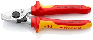 Ножиці для різки кабелів з розкриваючою пружиною KNIPEX 95 26 165