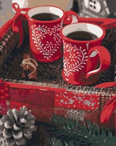 Картина за номерами. Art Craft "Різдвяна кава" 40*50 см 12133-AC