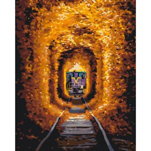 Картина за номерами "Тонель кохання та поїзд" Sergiy Stepanenko Brushme BS53789 40x50 см