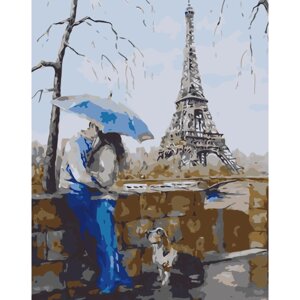 Картина за номерами "Любов в Парижі" 10012-AC 40х50 см Art Craft