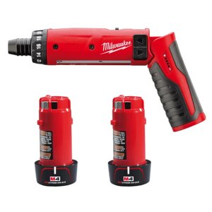 Акумуляторна викрутка, крутий. мом. 5 Нм, MILWAUKEE M4 D-202B 4933440475