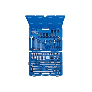 Набір інструментів універсальний 119 од. 1/4"+3/8+1/2" 6-ти гранні з бітами та ударними головками