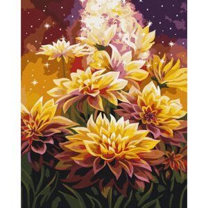Картина за номерами "Космічні квіти" Anna Steshenko Brushme BS53568 40х50 см