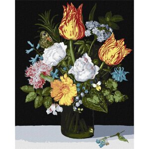 Зображення на цифрах "все ще квітка в склянці" Ambrosius Bosschart de oude ідеальний Kho3223 40x50 см