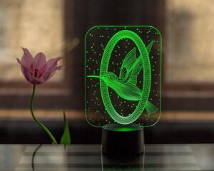 Сменная пластина для 3D светильников "Колибри" 3DTOYSLAMP
