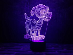 Змінна пластина для 3D світильників "Дружок" 3DTOYSLAMP