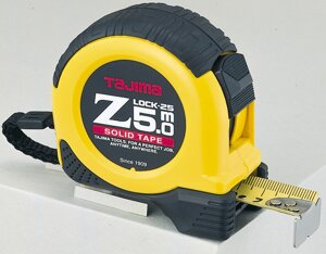 Рулетка будівельна посилена TAJIMA Z-Lock, Z5L50MY - 5м25мм